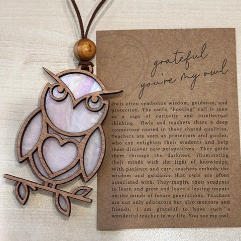 "You're My Owl" Keepsake - Meaningful Teacher Gift