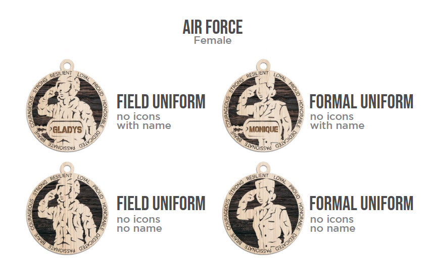 Personalized Military Ornament – Honoring Service and Sacrifice