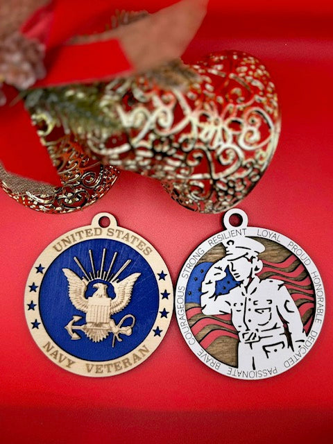 Personalized Military Ornament – Honoring Service and Sacrifice