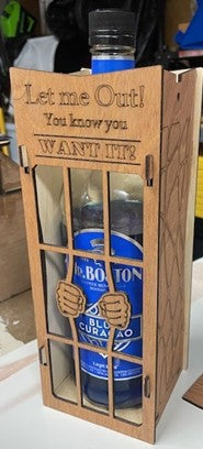 Wine Bottle - Incarcerated Jail Gift Box