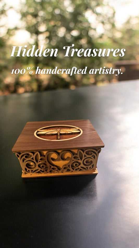 Dragonfly Keepsake Box - Customizable
