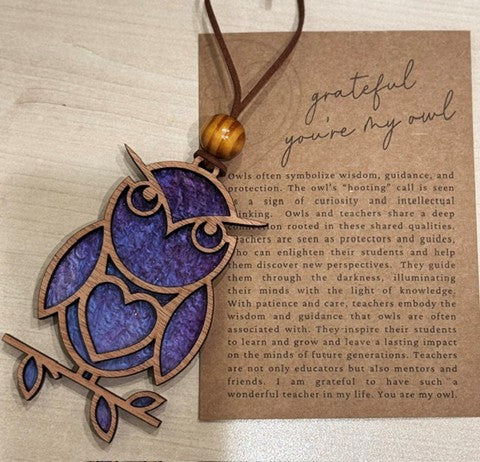 "You're My Owl" Keepsake - Meaningful Teacher Gift
