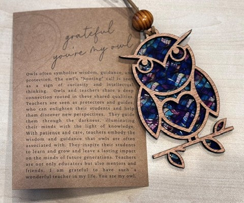 "You're My Owl" Keepsake - Meaningful Teacher Gift
